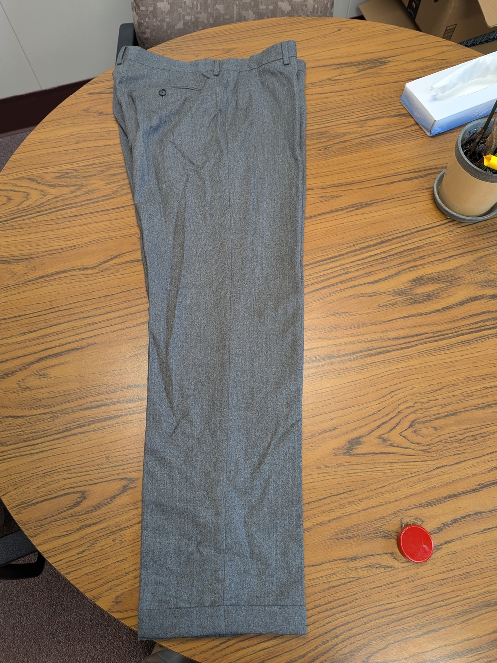 J. Crew Ludlow Men's Gray Wool Dress Trousers